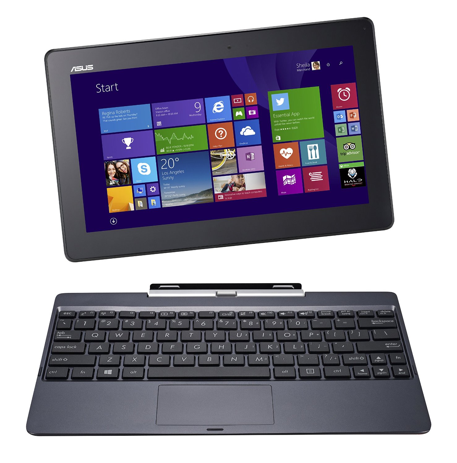 Laptop 2 En Uno Touchscreen ASUS Transformer Book T100TA-C1-RD(S) 10.1" De 64GB.